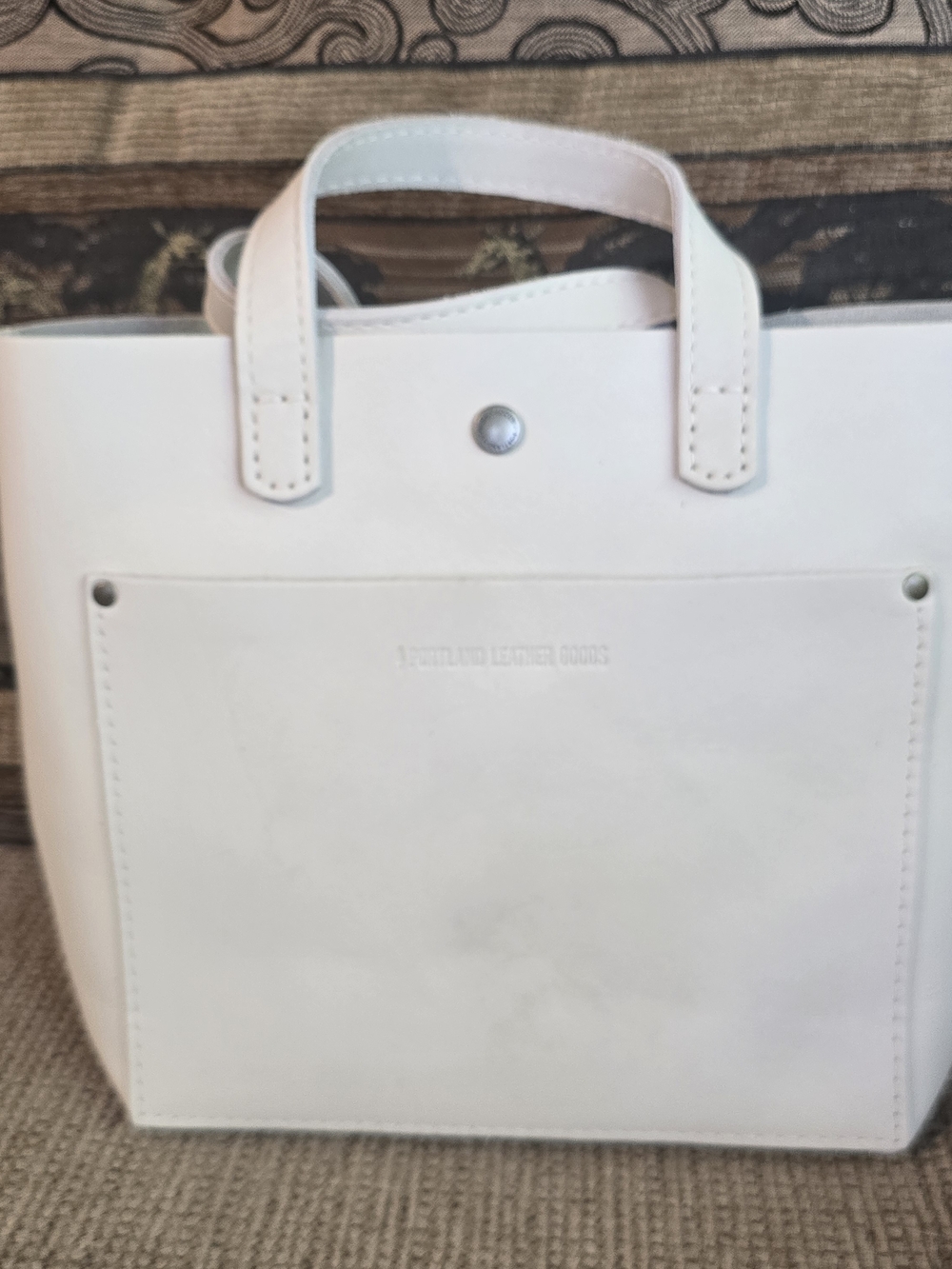 PLG Mini Crossbody Tote - Versatile Everyday Bag Bone Leather